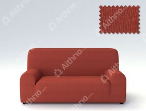 Ελαστικά καλύμματα καναπέ Peru-Πολυθρόνα-Κεραμιδί -10+ Χρώματα Διαθέσιμα-Καλύμματα Σαλονιού
